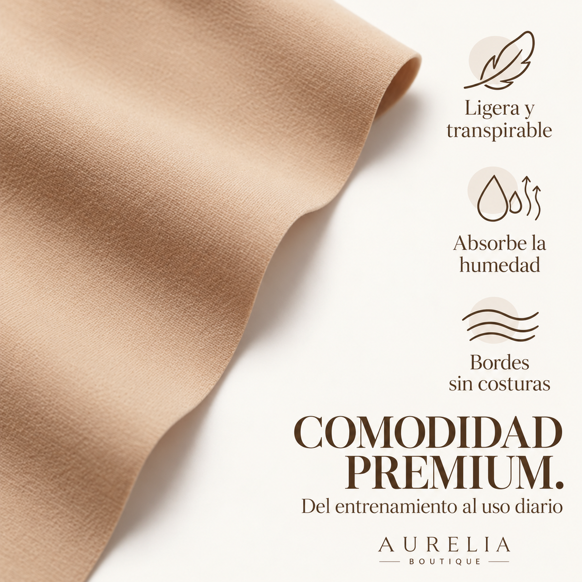 Tanga invisible con efecto alisador frontal — Cintura alta