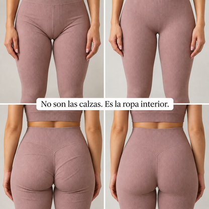 Tanga invisible con efecto alisador frontal — Cintura alta